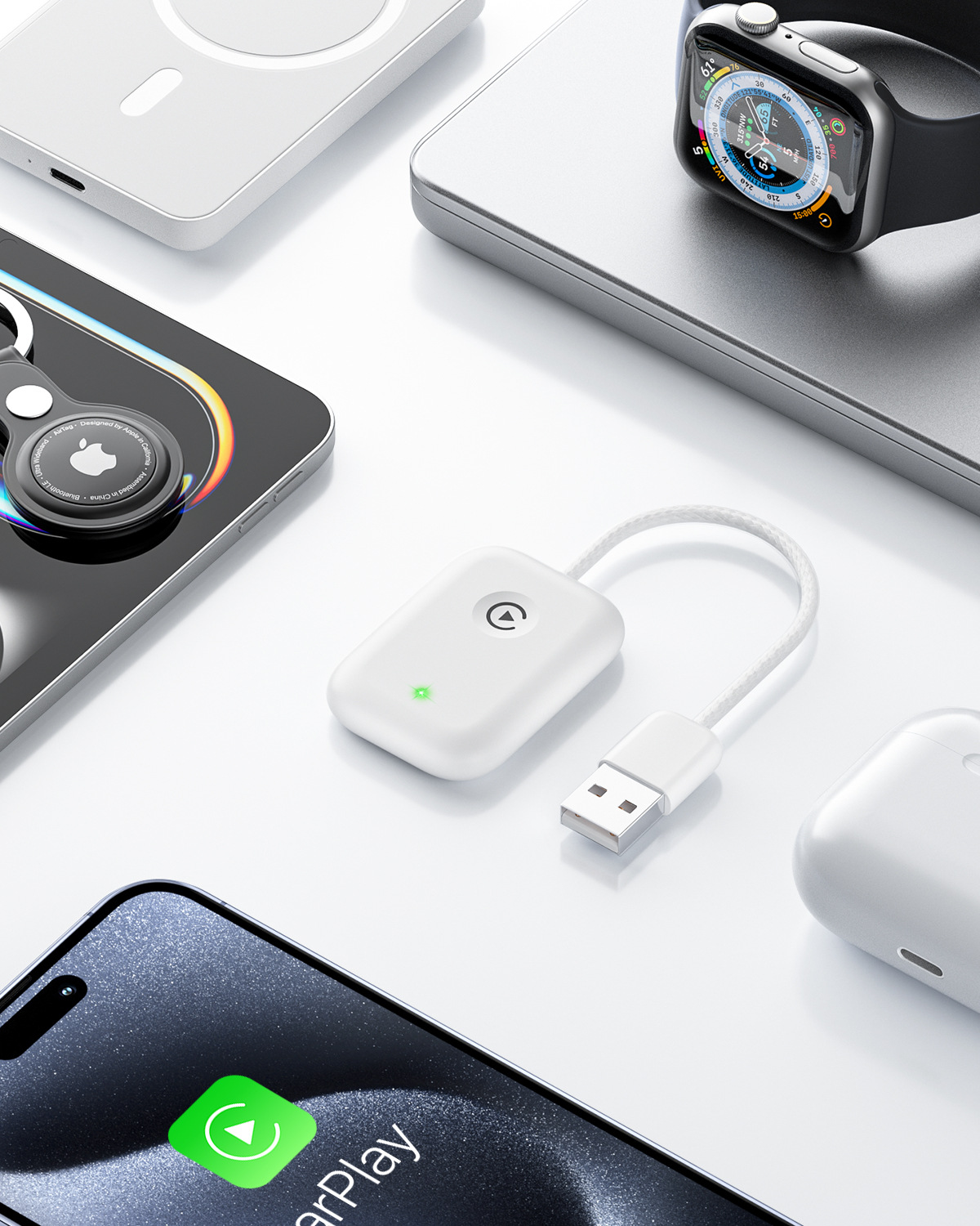 车载智能升级 无线CarPlay AI BOX，解锁苹果手机无缝驾乘体验